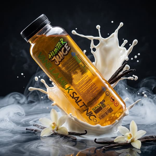 سالت نیکوتین شیر وانیل Vanilla Milk هانترجویس سالت نیکوتین شیر وانیل Vanilla Milk هانترجویس