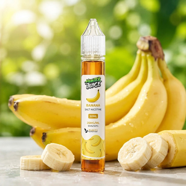 سالت نیکوتین موز Banana هانترجویس 30 میل سالت نیکوتین موز Banana هانترجویس 30 میل