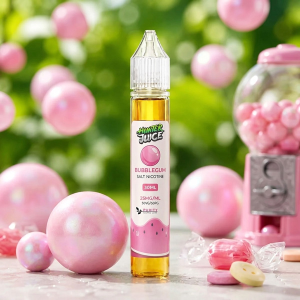 سالت نیکوتین آدامس BubbleGum هانترجویس 30 میل سالت نیکوتین آدامس BubbleGum هانترجویس 30 میل