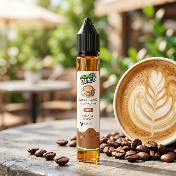 سالت نیکوتین کاپوچینو Cappuccino هانترجویس 30 میل سالت نیکوتین کاپوچینو Cappuccino هانترجویس 30 میل