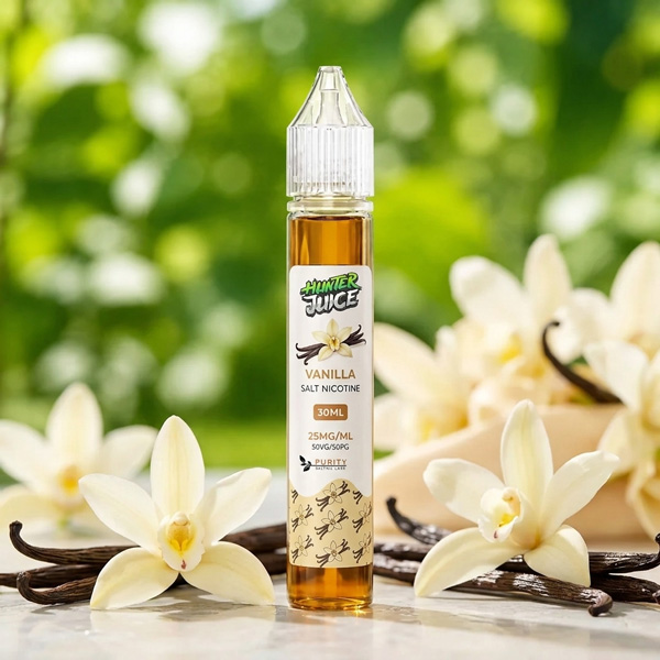 سالت نیکوتین وانیل Vanilla هانترجویس 30 میل سالت نیکوتین وانیل Vanilla هانترجویس 30 میل
