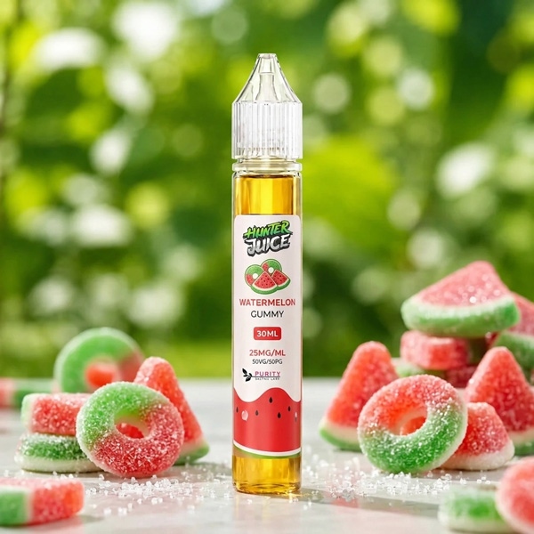 سالت نیکوتین پاستیل هندوانه ای Watermelon Gummy هانترجویس 30 میل سالت نیکوتین پاستیل هندوانه ای Watermelon Gummy هانترجویس 30 میل