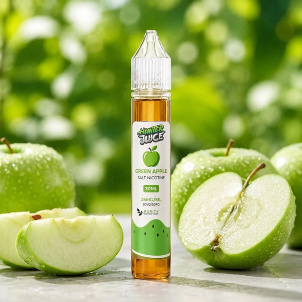 سالت نیکوتین سیب سبز GreenApple هانترجویس 30 میل سالت نیکوتین سیب سبز GreenApple هانترجویس 30 میل